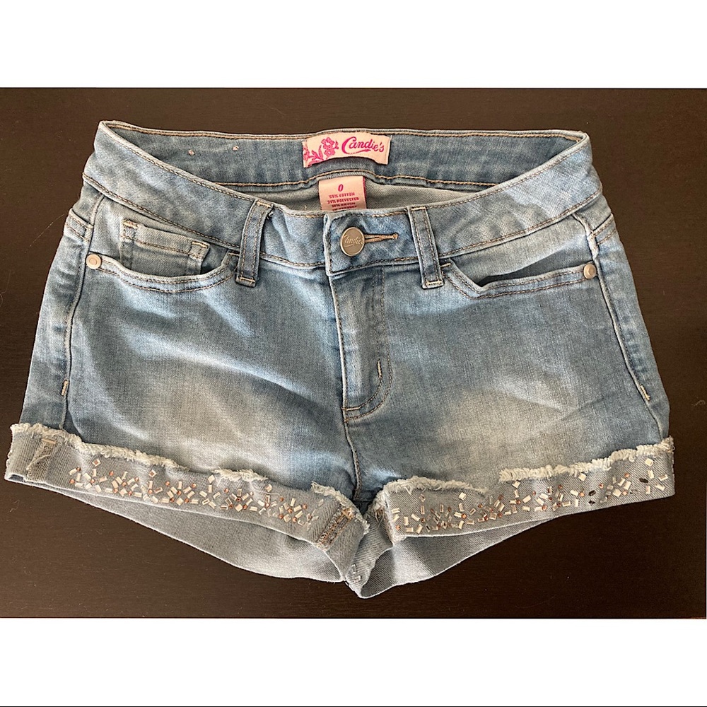 Candies blue jean shorts